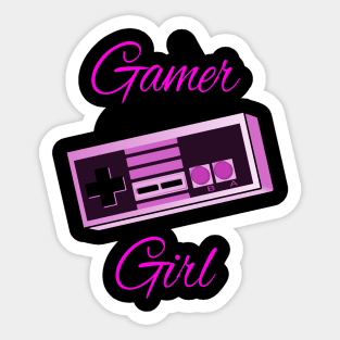 Cute Gamer Girl shirt gift for girls and women Sticker